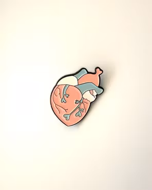 Pin "Pastellhjärta"