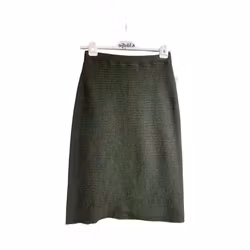 Kjol, Blåklocka, Kort, Ull