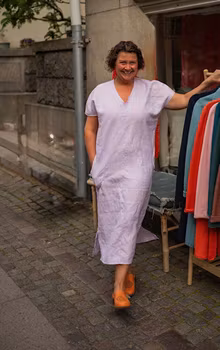 Klänning, Krasse, Lin