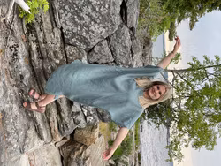 Klänning, Ringblomma, Lin