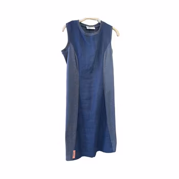 Klänning, Tulpan kort ärm, Lin