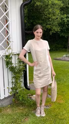 Klänning, Tulpan, Lin