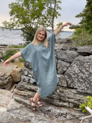 Klänning, Ringblomma, Lin
