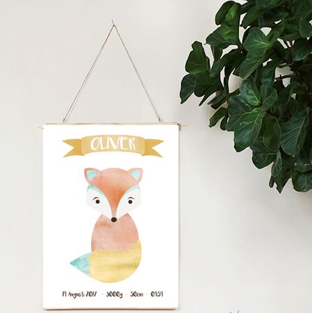 Födelseposter Blå räven