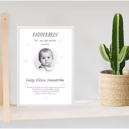 Fadderbrev Hjärtat ♡