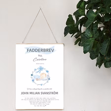 Fadderbrev, Lilla pojken