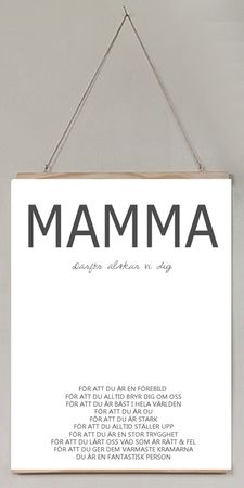 Mamma därför älskad VI/JAG dig