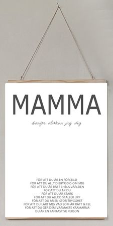 Mamma därför älskad VI/JAG dig