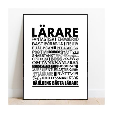 Poster till skolan & förskolan, lärare
