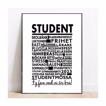 Poster till studenten