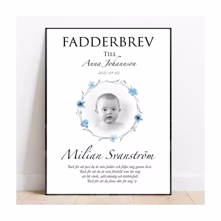 Fadderbrev Blåklinten