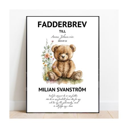 Fadderbrev Bearnie