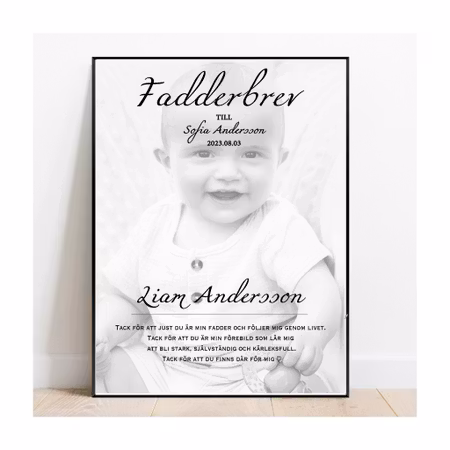 Fadderbrev Foto