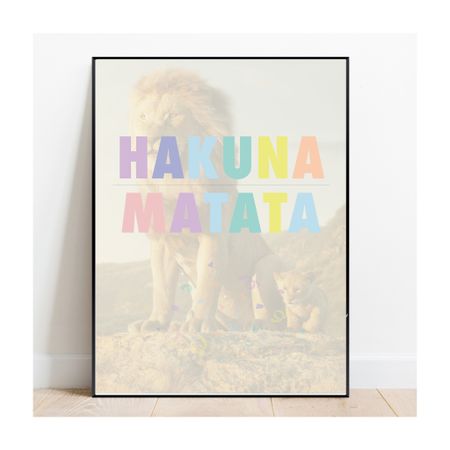 Poster HAKUNA MATATA