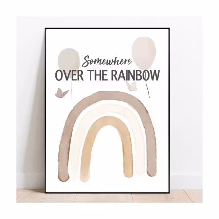 Poster Over the rainbow