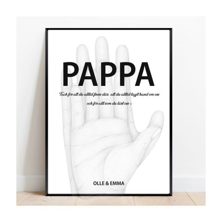Poster till pappa, perfekt fars dag present!