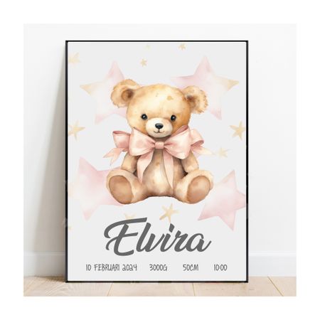 Födelseposter, namntavla, doptavla Teddylina