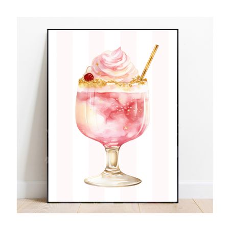 Poster milkshake