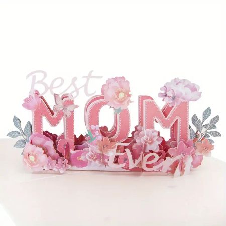 Gratulationskort pop-up kort till mamma, mors dag