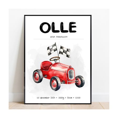 Födelseposter, namntavla, doptavla RALLY