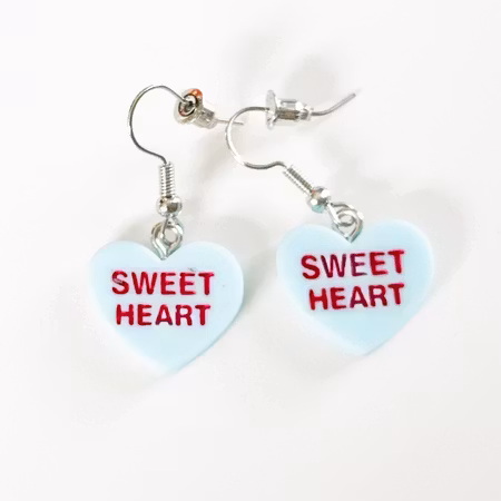 Örhängen hjärtan "sweet heart"
