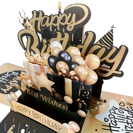 Gratulationskort pop-up kort