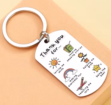Present till skola och förskola - nyckelring