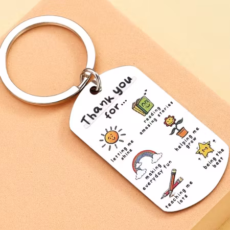 Present till skola och förskola - nyckelring