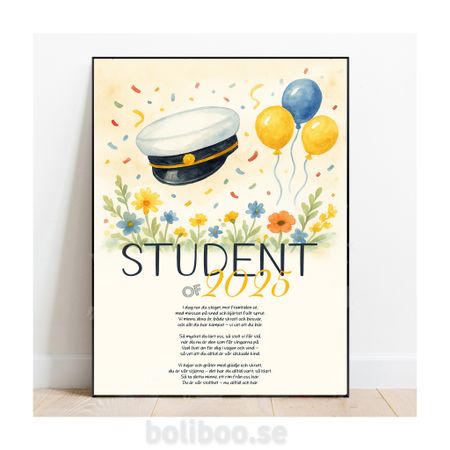 Tavla till studenten - En fin minnesvärd present