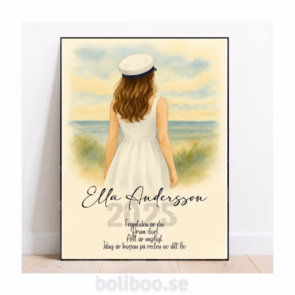 Tavla till studenten - En fin minnesvärd present