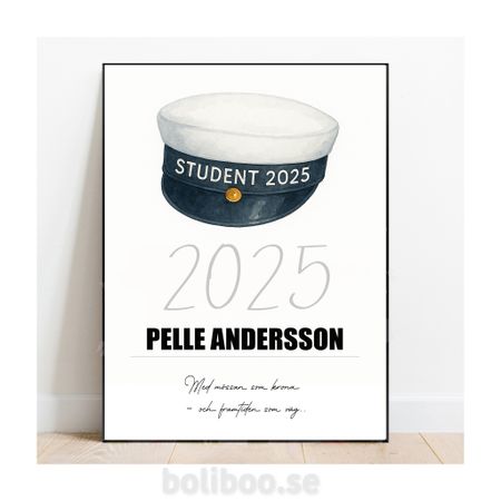 Poster till studenten, perfekt student present!