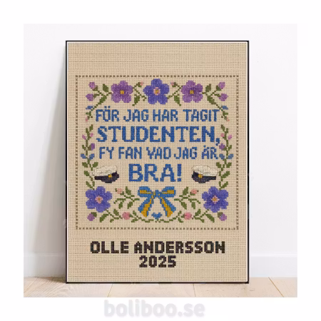 Poster till studenten, perfekt student present!