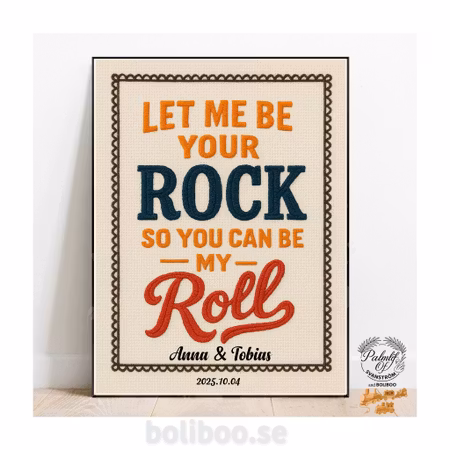 Bröllopsposter, ROCK and ROLL