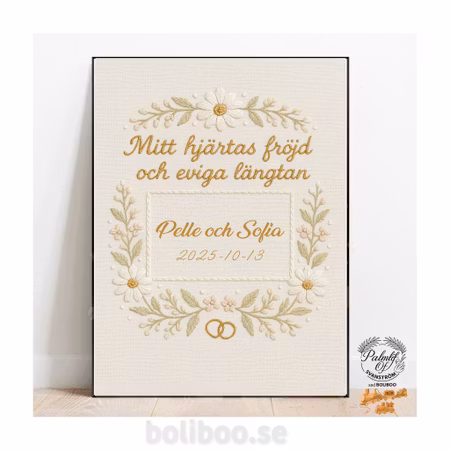 Bröllopsposter, Mitt hjärtas fröjd och eviga längtan