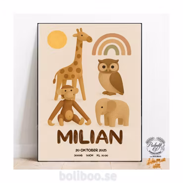 Födelseposter, namntavla, doptavla, Apan