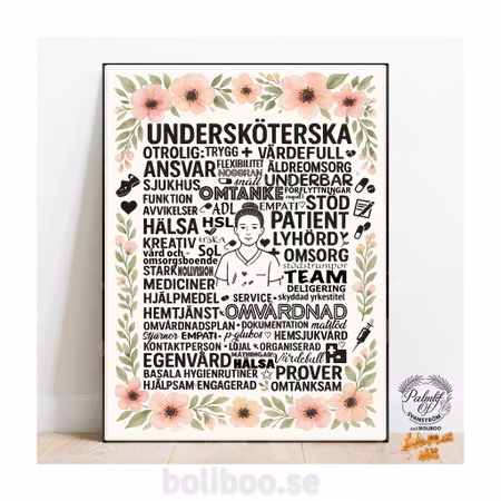Poster, undersköterska ♥