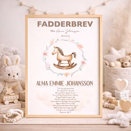 Fadderbrev Gunghäst