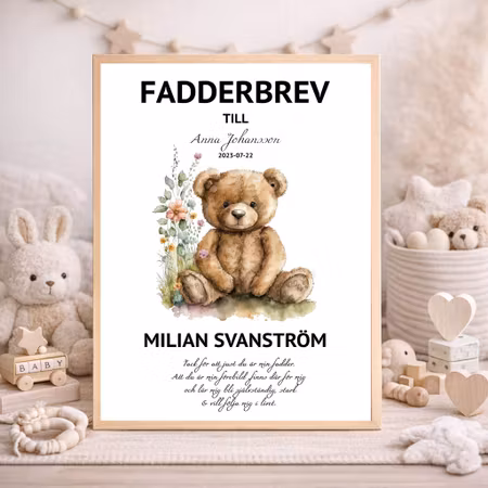 Fadderbrev Bearnie