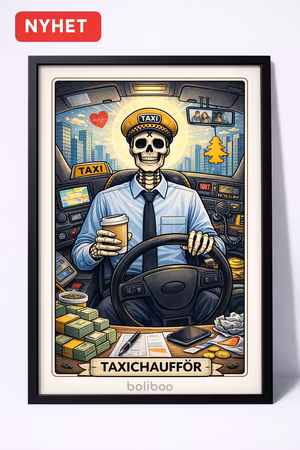 TAXICHAUFFÖR – Poster med attityd