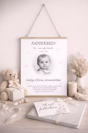 Fadderbrev Hjärtat ♡