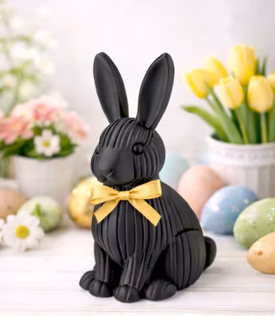 Påskhare ribbad - Påskdekoration - Stilren design - Boliboo