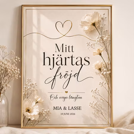 Bröllopspresent, Mitt hjärtas fröjd och eviga längtan
