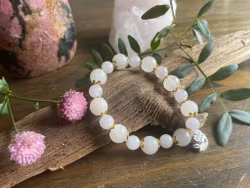 Armband med rosenkvarts