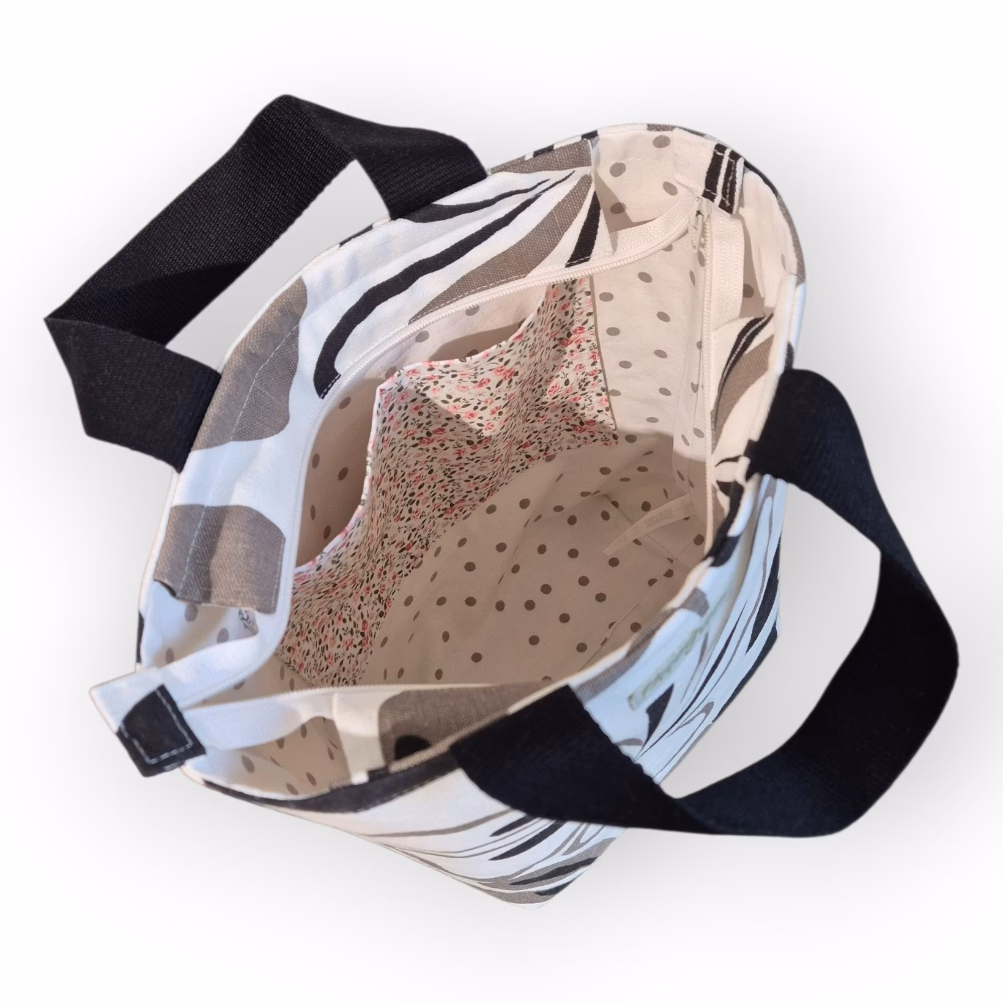 Unik handsydd handväska