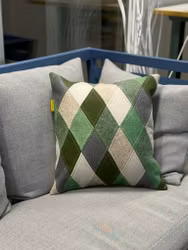 Kuddfodral Harlequin 45×45 cm | Remake Emmaboda