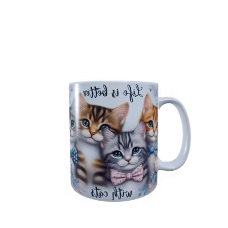 Life is better with cats - Kaffekrus