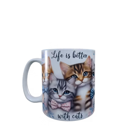 Life is better with cats - Kaffekrus