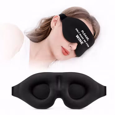3D Sovemaske med trykk
