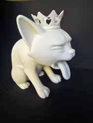Kunglig kattfigur