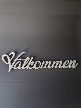 "Välkommen"